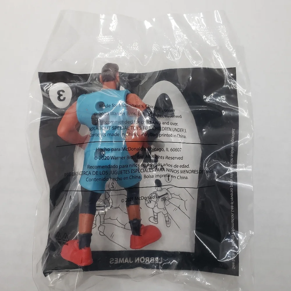 2021 McDonald's Toy #3 Space Jam A New Legacy LeBron James